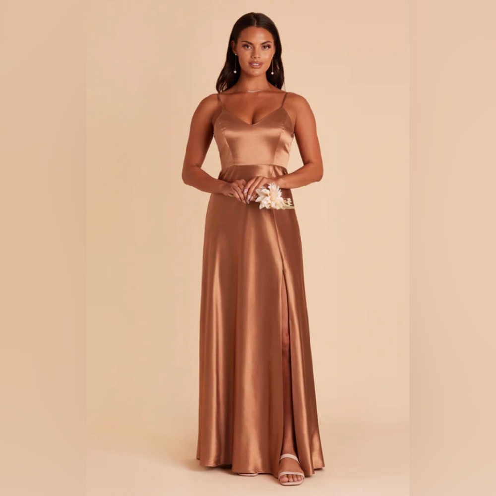 birdy grey rust bridesmaid dress